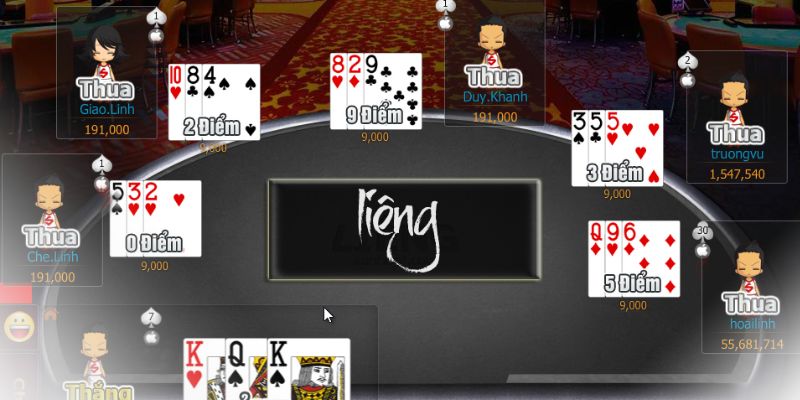 Luật cơ bản của liêng đổi thưởng